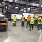 This is a micro example of the power of collective action, aka unions, aka solidarity. It’s powerful and it works, plus the narrator is hilarious. The factory fired 2 Mexican employees and the rest were not having it.