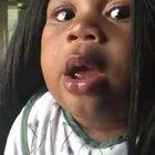 Baby kept pulling at her wig so she let him wear it.