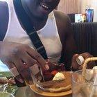 At ihop drinking lean eating pancakes 🤒🤒🤒😂😂😂