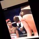 The moment his trainer knew he was gonna lose the fight
