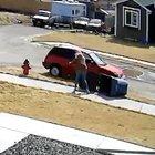 Please enjoy this video of me getting rocked by a trash can.