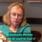 Woman yelling at Starbucks customers for speaking Korean
