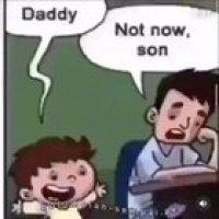 😔 not now, son...