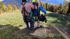 Instructor forgets to attach the safety harness while Hang Gliding in Switzerland. Guy hangs for 2 minutes and 14 seconds for his life. A near death experience.