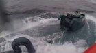 Semi-Submersible Drug Smuggling Vessel Being Stopped