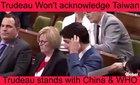 Trudeau wont say the word Taiwan... Who's Woke now ?