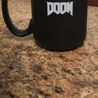 First pour in my new DOOM mug. Rip and tear boys.