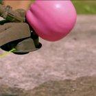 Weed whacker vs Water balloon