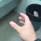This guy washing his hands ...