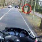 Biker making this lady’s day