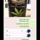 Resultado da erva mate com cannabis no pai, segundo ele era o único mate disponível