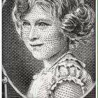 How the queen's face changed on banknotes throughout the years