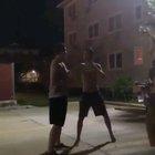 Guy fights with another man instantly regrets it