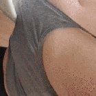 My huge boobs keep getting in the way! I'm just trying to lean over the sink to brush my teeth...