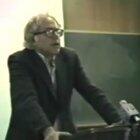 Bernie Sanders spoke at the University of Vermont about his excitement at watching Castro's communist revolution against 