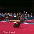 Ozzy man reviews this girl's amazing gymnastics skills