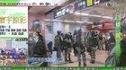 Hong Kong Riot Police indiscriminately beating up passengers on a metro train