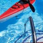 Learning how to use a kayak