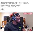 You just gotta talk your way out of it