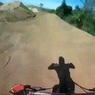 As i go down this massive ramp!