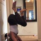 Perfectly cut handstand
