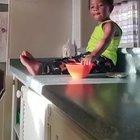 Caught little man red handed