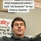 Found this teacher's freakout in response to 