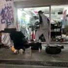 Trying to mount a tire