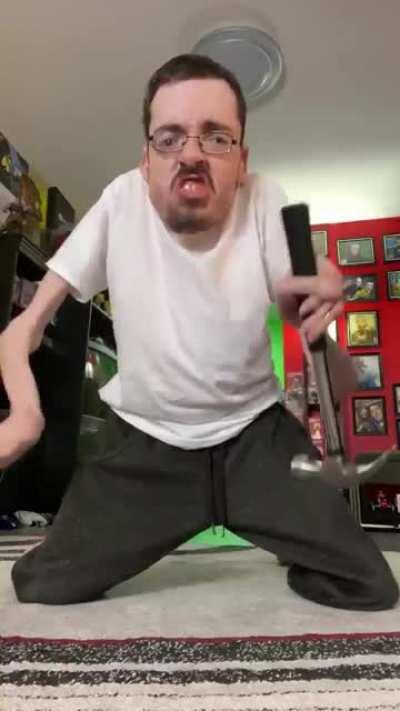 Ricky Berwick hits the lowercase perfectly cut scream