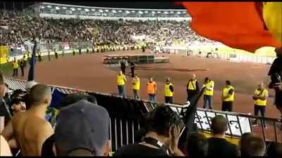 Least friendly interaction between serbians and romanians