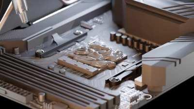 Remember guys, thermal paste goes UNDER the CPU.