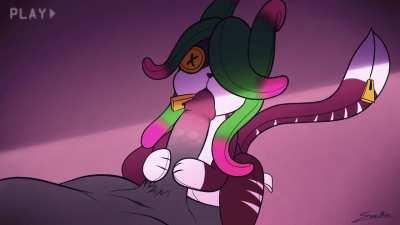 Day 40 of posting porn until I get caught by my friends, run out, or get bored. Video by Sockodrawing. Do yall mind plushies?