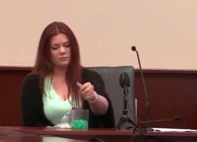 In May 2021, 13-year-old Tristyn Bailey was fatally stabbed 114 times by then 14-year-old Aiden Fucci. This is Tristyn Bailey’s sister, Alexis, taking the stand and giving an emotional speech in court. Fucci was sentenced to life in prison.