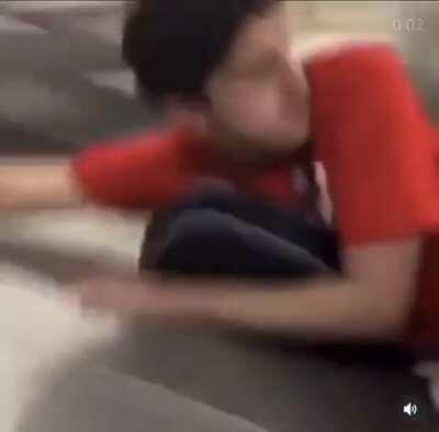 His balls went😂😂