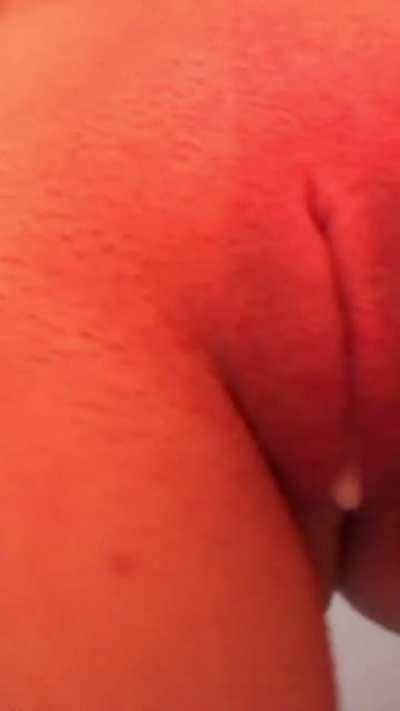 A little shaky after I came but I had to show you my delicious mess!