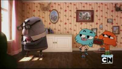 Gumball The Tag - The clock scene