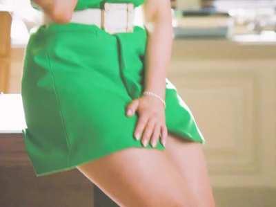 Elizabeth Gillies long legs