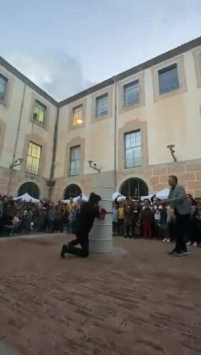 Experiment goes wrong and explodes in Girona, Spain