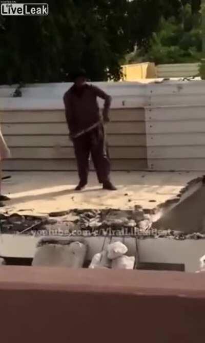 This is some Wile E. Coyote shit