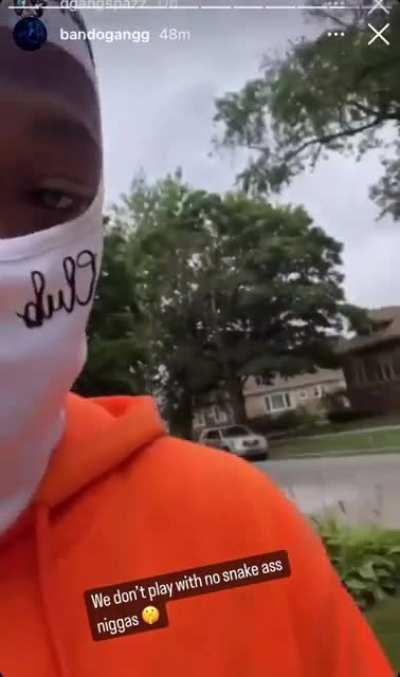 Spazz🕊(BandoGang) last few stories on 🐍 territory🙏🏿