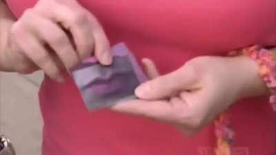 Jemaine dies inside after seeing what a fan keeps in her wallet at all times.