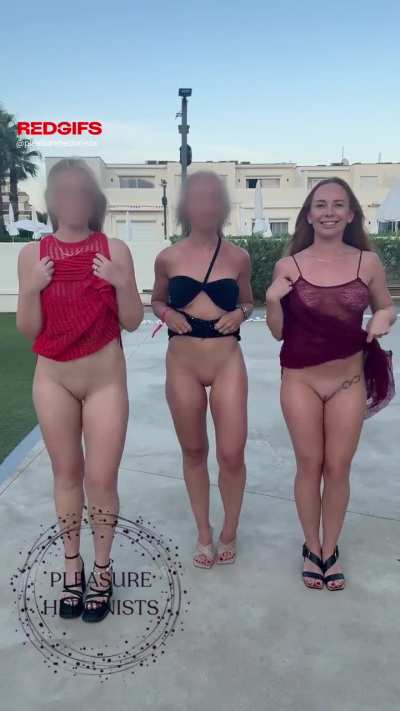 We don't wear panties to dinner