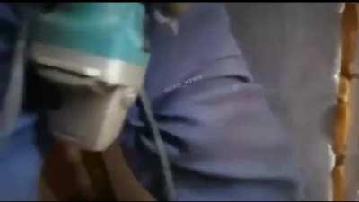 Russian guy has close call with his manhood! 🤯