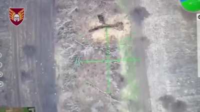 Ukrainian soldier threw TM-62 mine into Russian bunker near Andriivka. 46th Airmobile Brigade. Late March/April 2025. Khurakove direction.