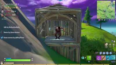 Trying to clutch the game as the last guy in the squad.