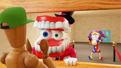 Pomni and Caine Rob a Bank