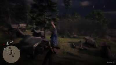 Killed by a lightning strike