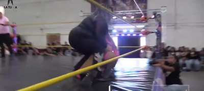 Muneca gives a wedgie and spank