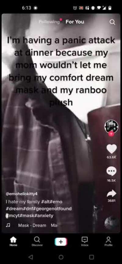 You deserve to have that panic attack