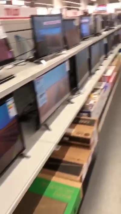 That's one way to sell tv's